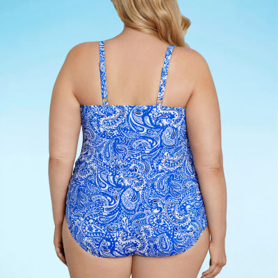 Liz claiborne plus hot sale size swimsuits