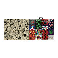 Advent Calendar 12 Pair Marvel Crew Socks Mens, 10-13, Red
