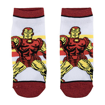 Marvel Iron Man Allover Print Crew Socks - BoxLunch Exclusive