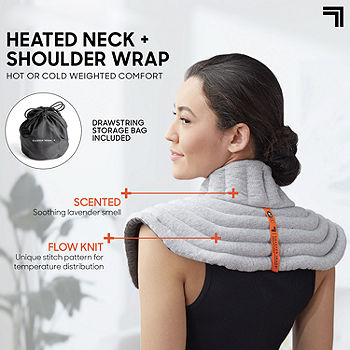 Sharper Image Neck + Shoulder Massager Vibrating Massage w/Heat~ NEW!