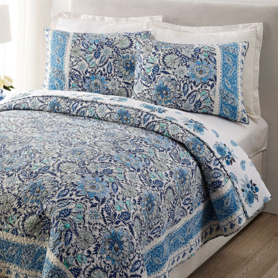 Dena Home Bisou Floral 3-pc. Reversible Quilt Set