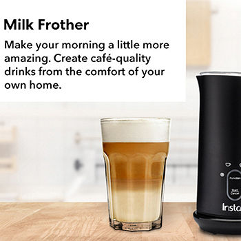 Instant Milk Frother 140-6001-01, Color: Black - JCPenney