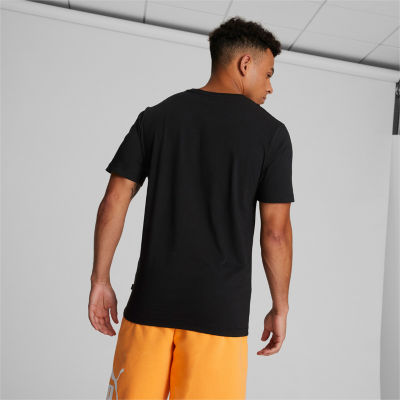 PUMA Mens Crew Neck Short Sleeve Regular Fit Graphic T-Shirt