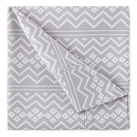 Home Expressions Cozy Microfiber Flannel Sheet Set, One Size, Gray