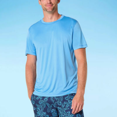 St. John's Bay Mens Short Sleeve Swim Shirt