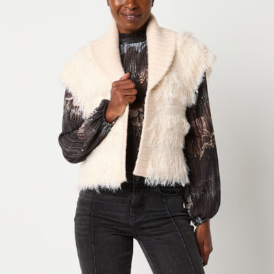 Ryegrass Lightweight Vest Faux Fur Coat