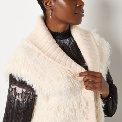 Ryegrass Lightweight Vest Faux Fur Coat