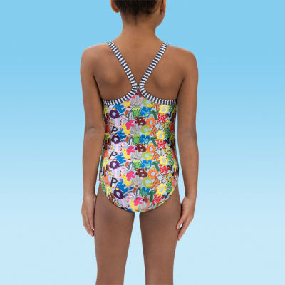 Dolfin Toddler & Little Girls One Piece Swimsuit