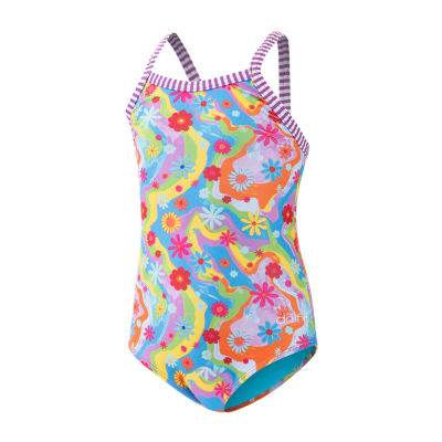 Dolfin Toddler & Little Girls Floral One Piece Swimsuit