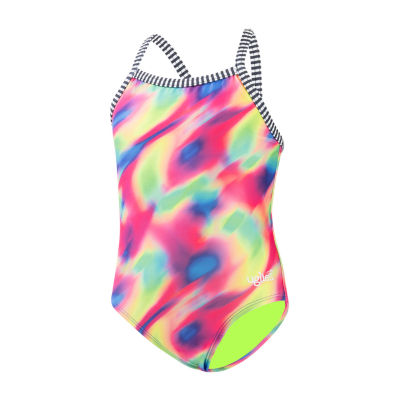 Dolfin Little & Big Girls Tie Dye One Piece Swimsuit