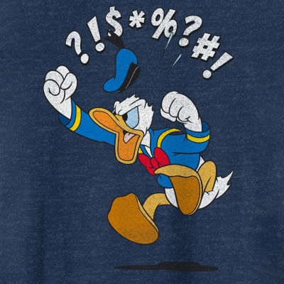 Big and Tall Mens Crew Neck Short Sleeve Regular Fit Donald Duck Graphic T-Shirt