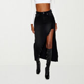 High waisted jean skirt jcpenney 2025