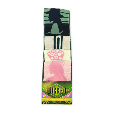 Wicked Womens 5 Pair Wicked Crew Socks