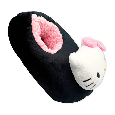 Licensed Properties Girls Hello Kitty Slip-on Slippers In Black