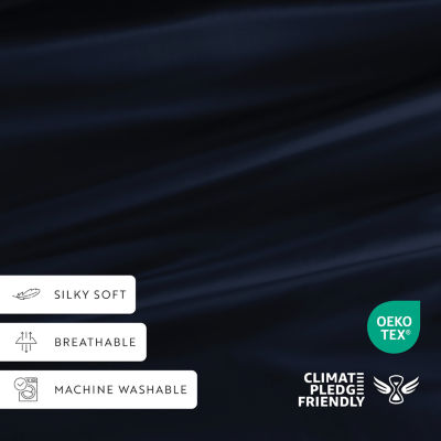 Casual Comfort Sateen Weave Rayon From Bamboo Temperature Regulating Pillowcase