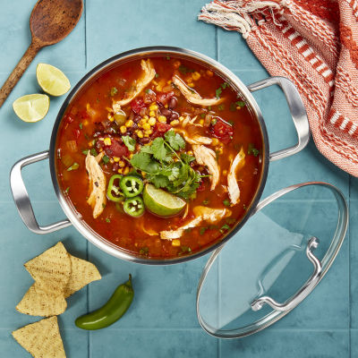 Jenny Martinez Stainless Steel 8-qt. Stockpot