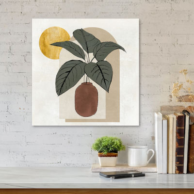 Courtside Market Santa Fe Evening 16x16 Canvas Canvas Art