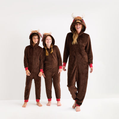 Moose Union Suit Matching Family Pajamas