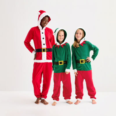 Santa & Elf Union Suit Matching Family Pajamas