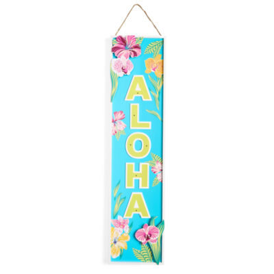 Outdoor Oasis Aloha Porch Sign