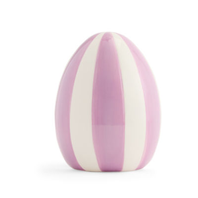Layerings 8" Stripe Egg Easter Tabletop Decor