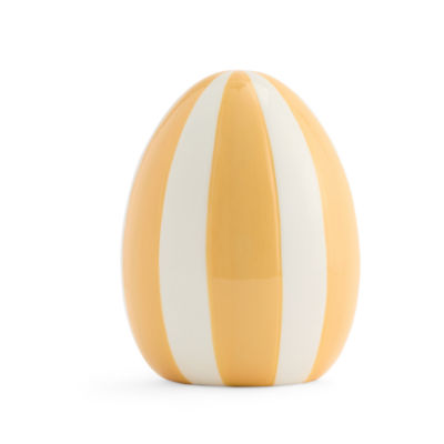 Layerings 8" Stripe Egg Easter Tabletop Decor