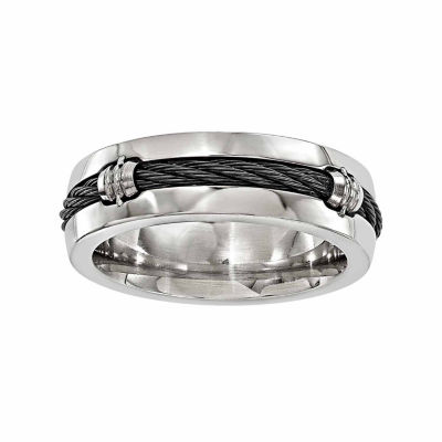 Mens 7MM Titanium Wedding Band
