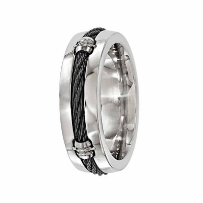 Mens 7MM Titanium Wedding Band