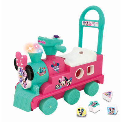 Kiddieland Disney Minnie Mouse Play N' Sort Activity Train Ride-On Ride-On Car