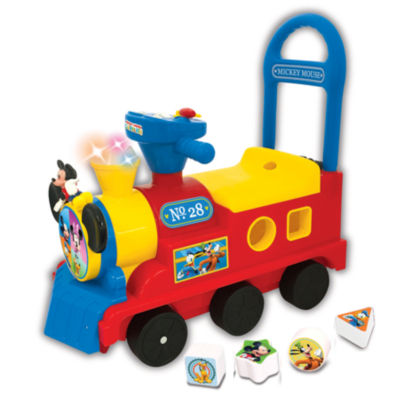 Kiddieland Disney Mickey Mouse Clubhouse Play N' Sort Activity Train Ride-On