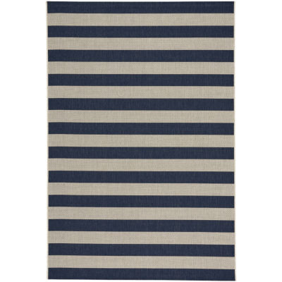 Capel Inc. Elsinore Striped Indoor Outdoor Rectangular Accent Rug