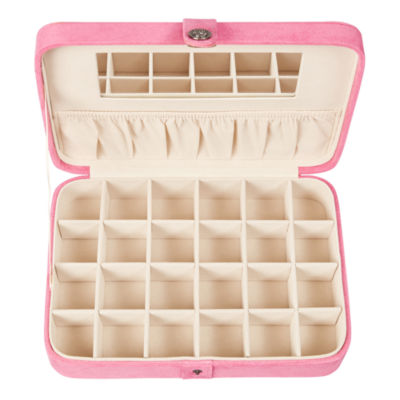 Mele and Co Maria Pink Jewelry Travel Case