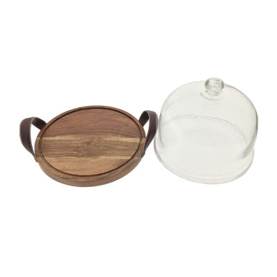Mason Craft And More Wood Cake Server