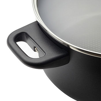 Farberware 12-Inch High Performance Nonstick Covered Deep Frying Pan, Fry  Pan, Skillet, Black 