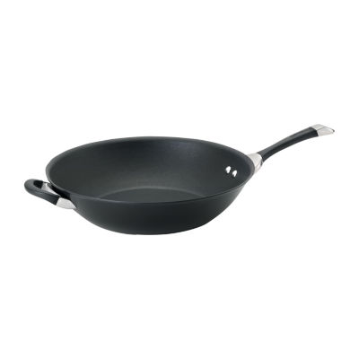 Circulon Symmetry Hard Anodized 14" Stir Fry Pan with Helper Handle