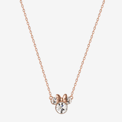 Minnie mouse clearance rose gold necklace