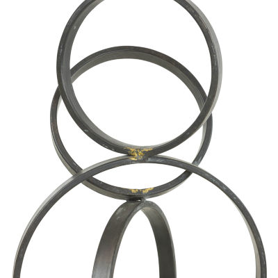 Keya Abstract Metal Sculpture Modern Tabletop Decor