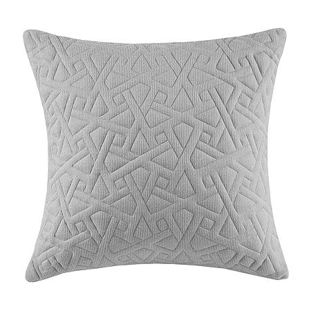 N Natori Origami Euro Pillow, One Size, Gray