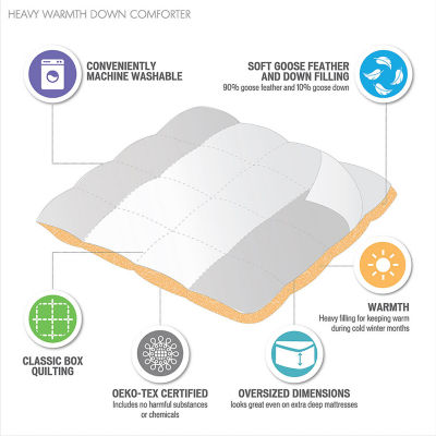 True North By Sleep Philosophy Goose Feather And Down Oversize Comforter