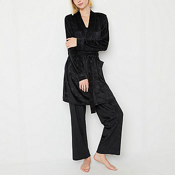 Juicy By Juicy Couture Womens Pajama + Robe Sets 3-pc. Long Sleeve