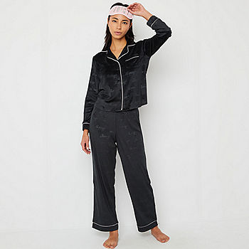 Juicy By Juicy Couture Womens Long Sleeve 4-pc. Pant Pajama Set
