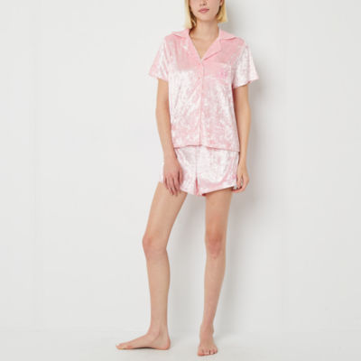 Juicy By Juicy Couture Womens Short Sleeve 2-pc. Shorts Pajama Set