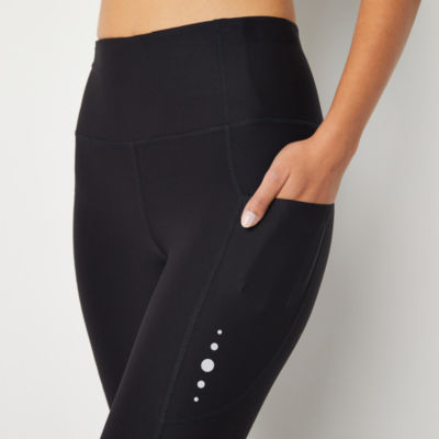 Xersion EverContour High Rise Stretch Fabric Quick Dry Workout Capris