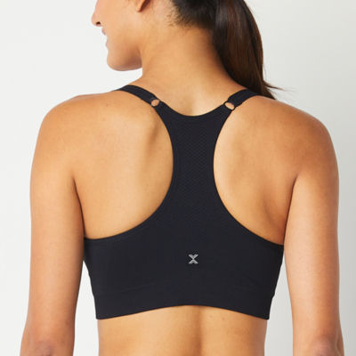 Xersion Light Support Seamless Strappy Back Sports Bra