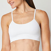 Xersion Medium Support Zip Front Seamless Sports Bra, Color: Navy Platoon -  JCPenney