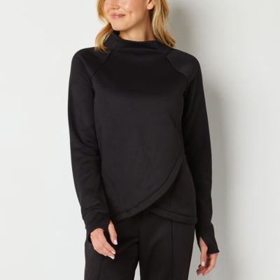 Womens funnel neck discount sweatshirt