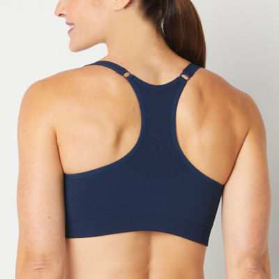 Women's Medium Support Seamless Zip-front Sports Bra - All In