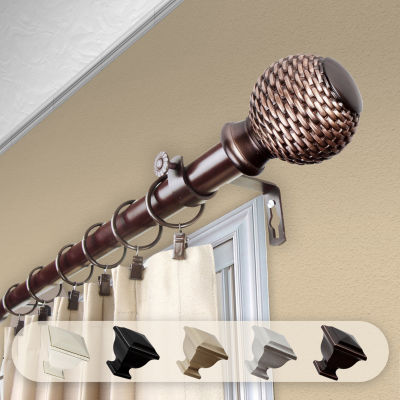 Rod Desyne Bala 1 IN Adjustable Curtain Rod