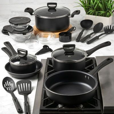 Basic Essentials 32-pc. Non-Stick Cookware Set