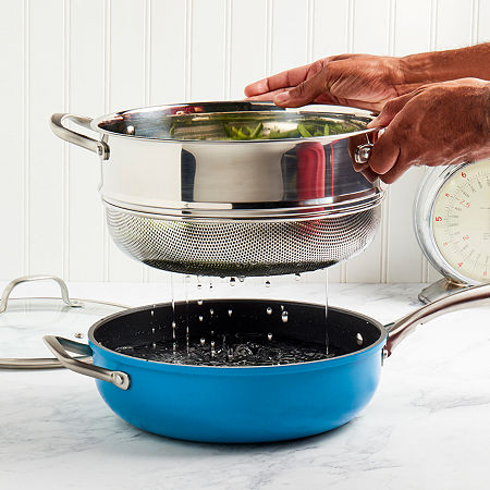 Denmark Stainless Steel 3-pc. Saute Pan Set, One Size, Blue